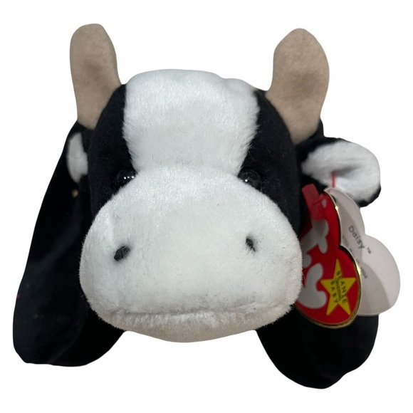 Ty Beanie Babies Daisy The Cow Toy 1993 Rare TAG ERRORS! - Picture 3 of 8